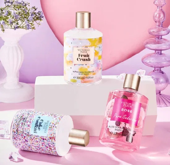 Victoria-S-Fleur-Body-Wash-The-Secret-Word-of-Love-Body-Wash-Flower-Petal-Shower-Gel-Lasting-Fragrant